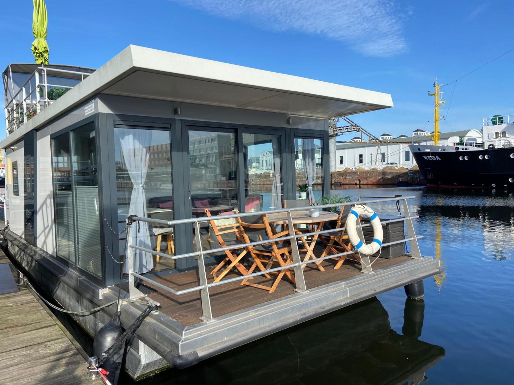 Hausboot Lobster Bremerhaven Exteriör bild